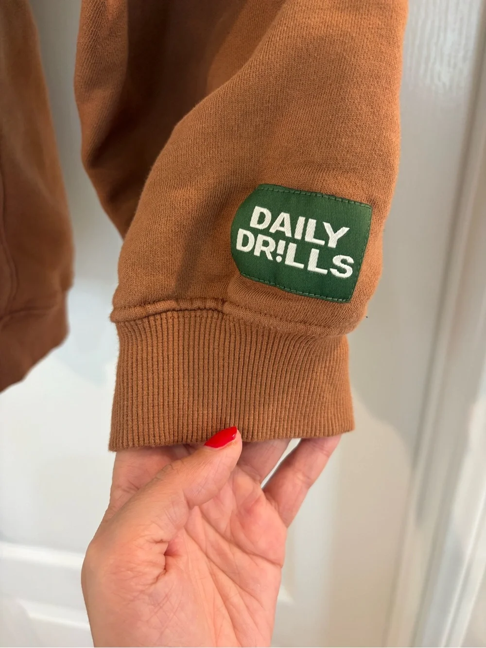 Daily drills Crewneck Sweatshirt in mousse brown